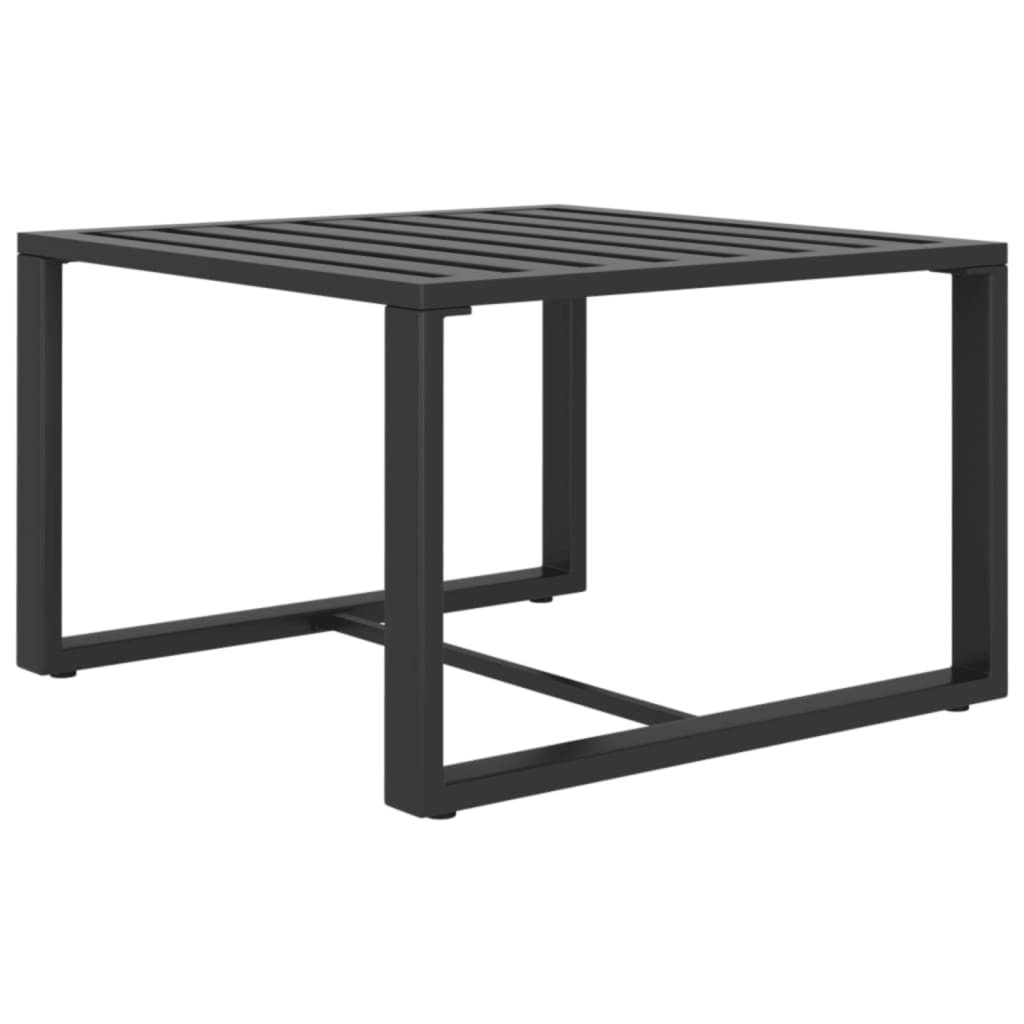 vidaXL 5 Piece Patio Lounge Set with Cushions Aluminum Anthracite-4
